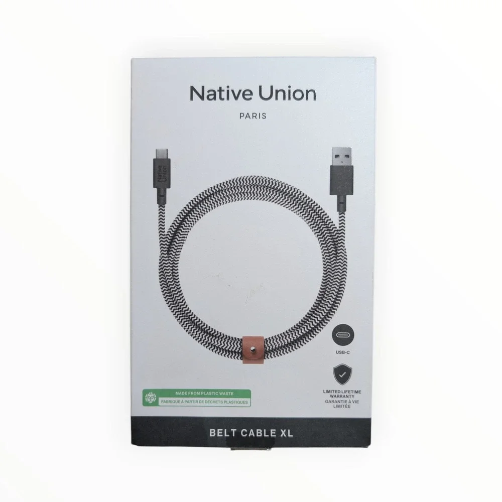 K5-O‎ Native Union Belt Cable XL 10ft USB-A to USB-C - Zebra
